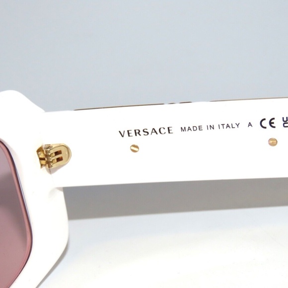 Versace 4444 314/5 54 White Pink Sunglasses VE4444U